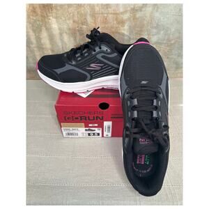 Skechers GO RUN Consistent 2.0 Advantage 128606 Black Pink Women's Sz 9.5 M NEW